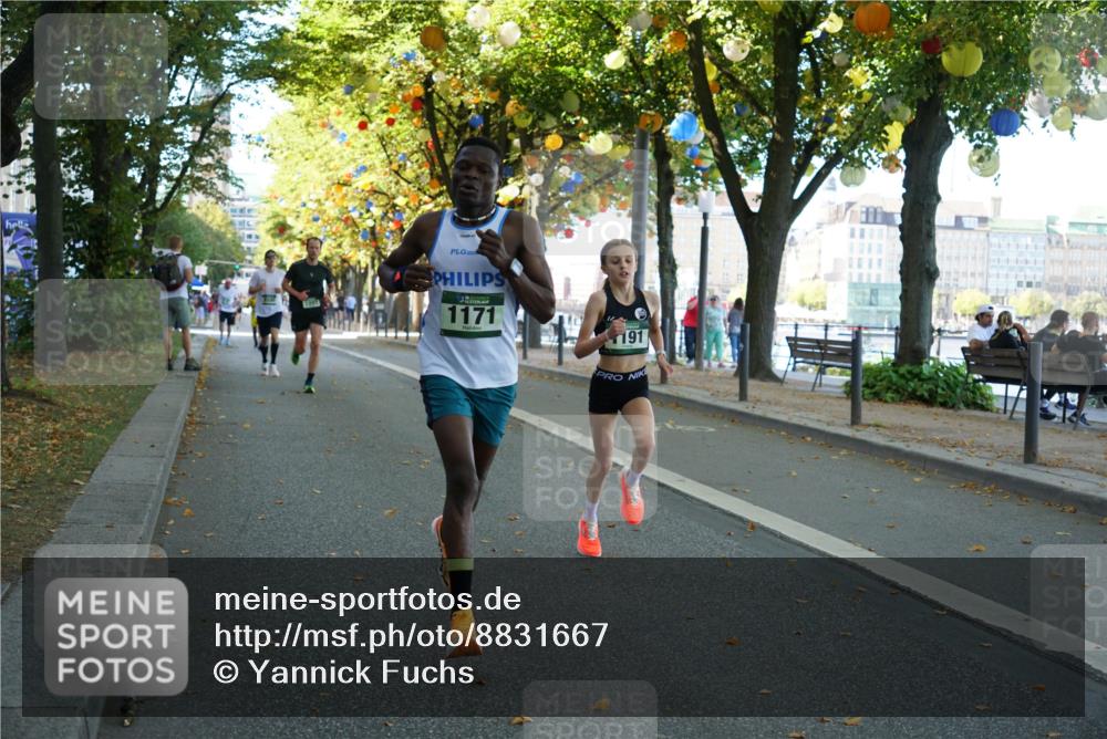 07.09.2025 - BARMER Alsterlauf Yannick Fuchs http://msf.ph/oto/8831667 07.09.2025 11:34:52 Laufen 1091, 1171, 191 meine-sportfotos.de