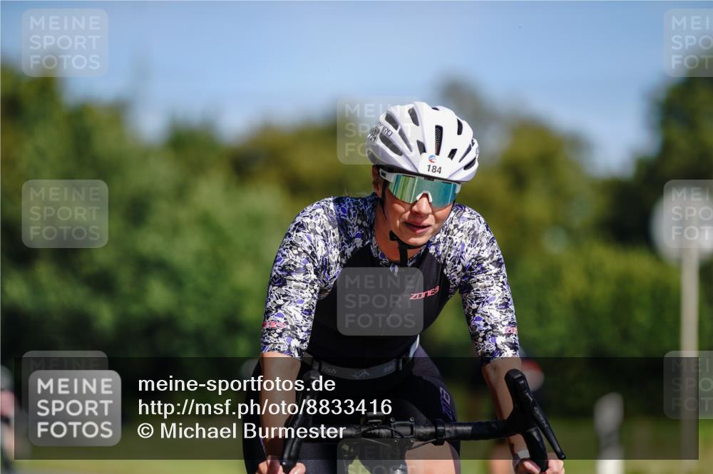 07.09.2025 - 19. Norderstedt Triathlon Michael Burmester http://msf.ph/oto/8833416 07.09.2025 11:52:20 Radfahren 184, 719 meine-sportfotos.de