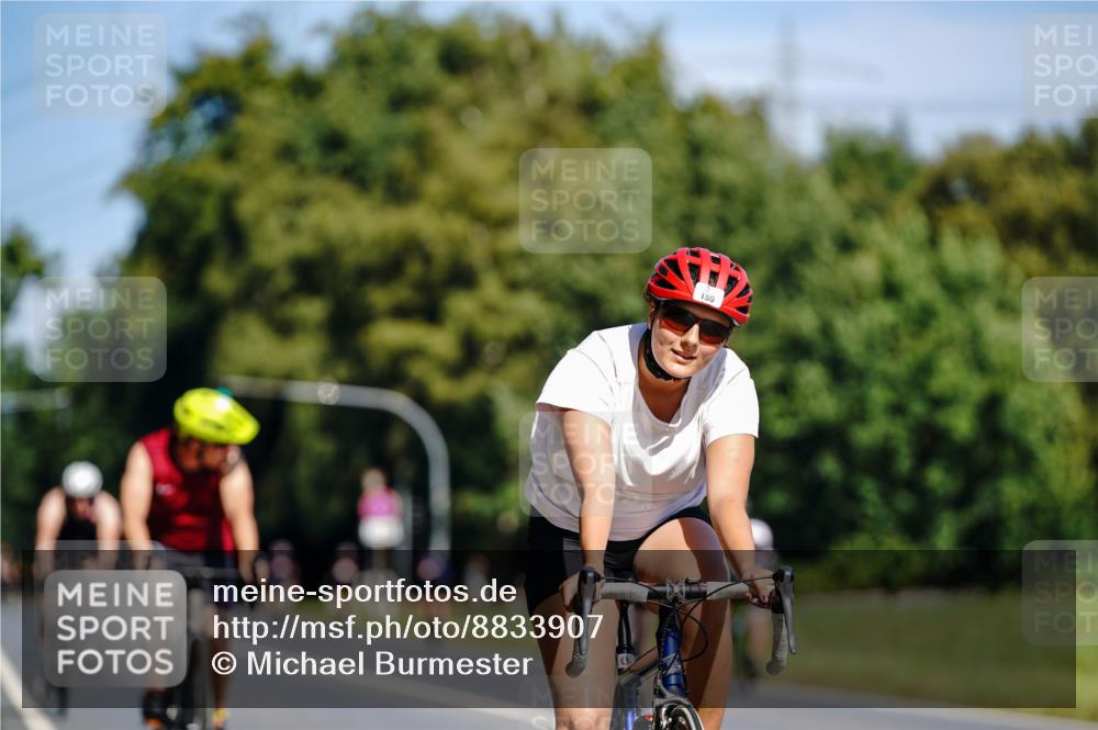 07.09.2025 - 19. Norderstedt Triathlon Michael Burmester http://msf.ph/oto/8833907 07.09.2025 12:10:23 Radfahren 150, 823, 1296 meine-sportfotos.de