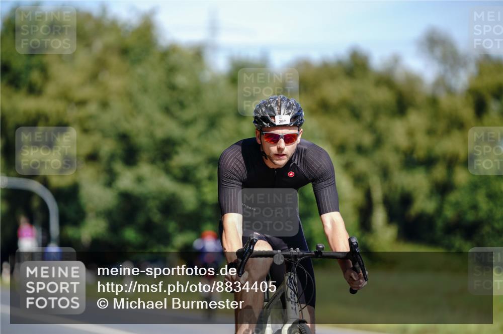 07.09.2025 - 19. Norderstedt Triathlon Michael Burmester http://msf.ph/oto/8834405 07.09.2025 12:18:42 Radfahren 260, 1234 meine-sportfotos.de