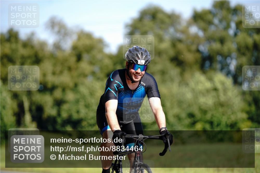 07.09.2025 - 19. Norderstedt Triathlon Michael Burmester http://msf.ph/oto/8834464 07.09.2025 12:20:14 Radfahren 244 meine-sportfotos.de