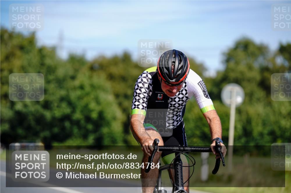 07.09.2025 - 19. Norderstedt Triathlon Michael Burmester http://msf.ph/oto/8834784 07.09.2025 12:25:27 Radfahren 898 meine-sportfotos.de