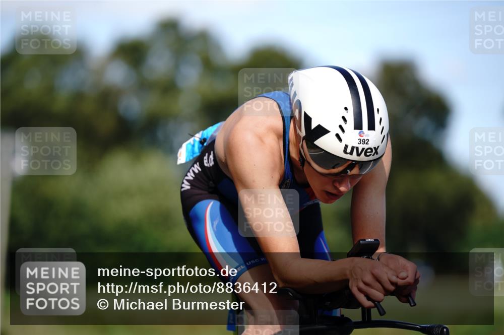 07.09.2025 - 19. Norderstedt Triathlon Michael Burmester http://msf.ph/oto/8836412 07.09.2025 14:05:05 Radfahren 392 meine-sportfotos.de