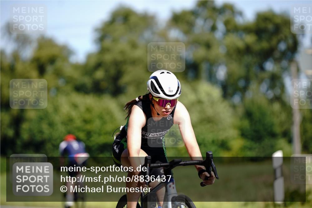 07.09.2025 - 19. Norderstedt Triathlon Michael Burmester http://msf.ph/oto/8836437 07.09.2025 12:44:16 Radfahren 707, 1342 meine-sportfotos.de