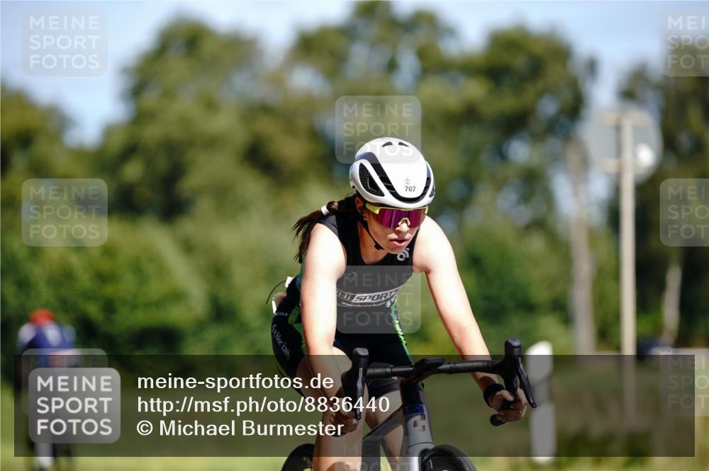 07.09.2025 - 19. Norderstedt Triathlon Michael Burmester http://msf.ph/oto/8836440 07.09.2025 12:44:16 Radfahren 707, 1342 meine-sportfotos.de