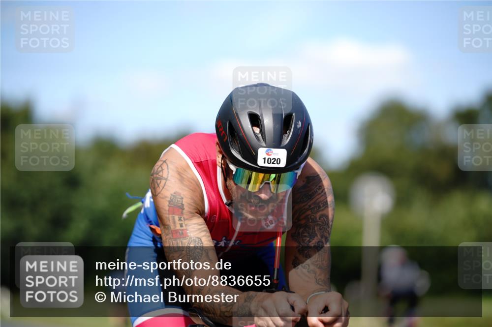 07.09.2025 - 19. Norderstedt Triathlon Michael Burmester http://msf.ph/oto/8836655 07.09.2025 14:08:11 Radfahren 969, 1020 meine-sportfotos.de