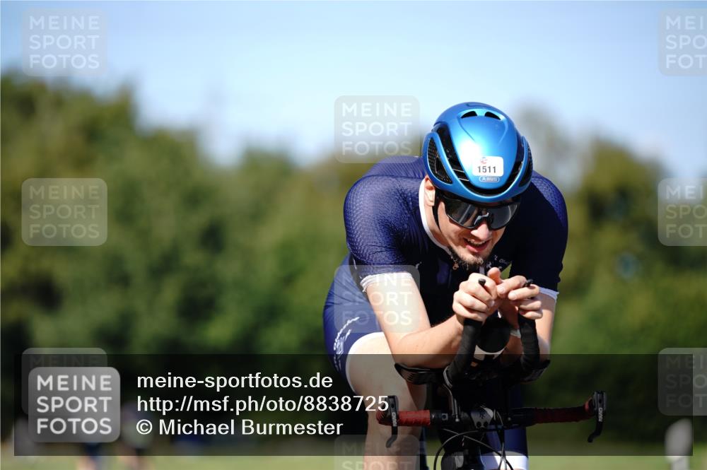 07.09.2025 - 19. Norderstedt Triathlon Michael Burmester http://msf.ph/oto/8838725 07.09.2025 14:34:13 Radfahren 1511 meine-sportfotos.de