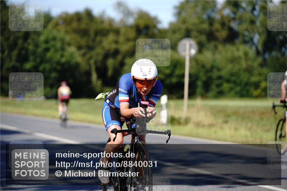 07.09.2025 - 19. Norderstedt Triathlon Michael Burmester http://msf.ph/oto/8840031 07.09.2025 14:51:05 Radfahren 399, 478 meine-sportfotos.de