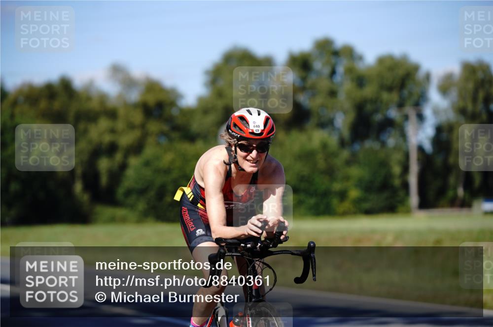 07.09.2025 - 19. Norderstedt Triathlon Michael Burmester http://msf.ph/oto/8840361 07.09.2025 14:58:00 Radfahren 440 meine-sportfotos.de