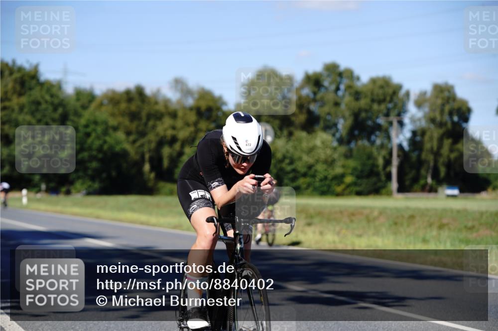 07.09.2025 - 19. Norderstedt Triathlon Michael Burmester http://msf.ph/oto/8840402 07.09.2025 14:59:37 Radfahren 458, 472 meine-sportfotos.de