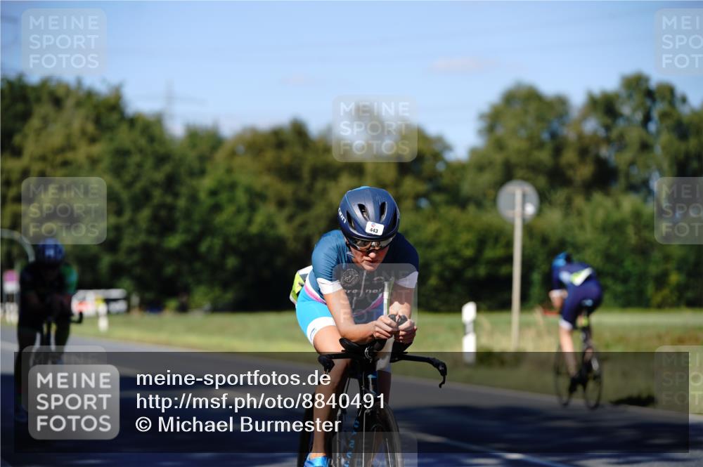 07.09.2025 - 19. Norderstedt Triathlon Michael Burmester http://msf.ph/oto/8840491 07.09.2025 15:01:48 Radfahren 443, 1481 meine-sportfotos.de