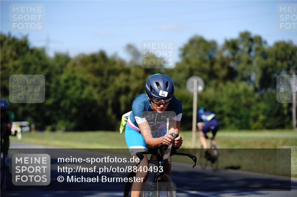07.09.2025 - 19. Norderstedt Triathlon Michael Burmester http://msf.ph/oto/8840493 07.09.2025 15:01:48 Radfahren 443, 1481 meine-sportfotos.de