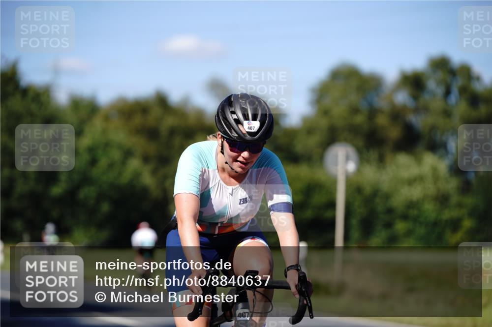07.09.2025 - 19. Norderstedt Triathlon Michael Burmester http://msf.ph/oto/8840637 07.09.2025 15:04:35 Radfahren 407, 420 meine-sportfotos.de
