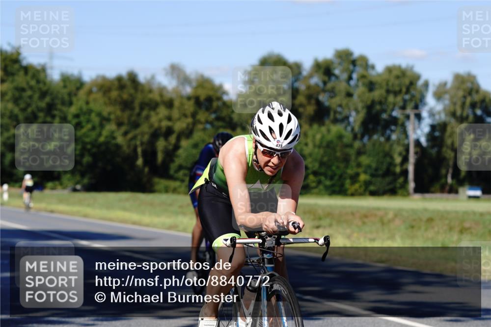 07.09.2025 - 19. Norderstedt Triathlon Michael Burmester http://msf.ph/oto/8840772 07.09.2025 15:09:25 Radfahren 454, 473, 480 meine-sportfotos.de