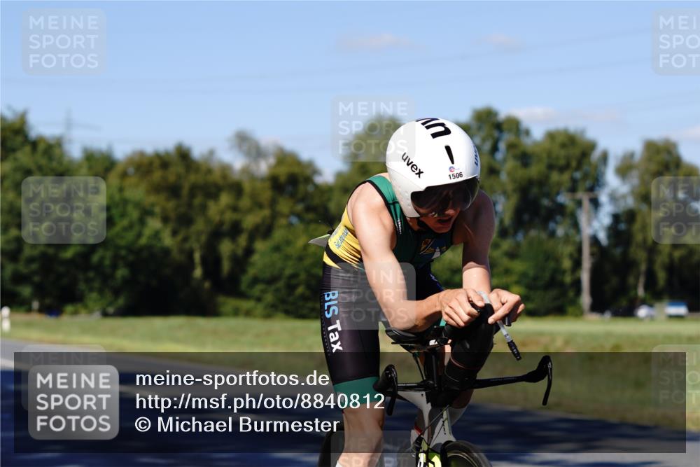 07.09.2025 - 19. Norderstedt Triathlon Michael Burmester http://msf.ph/oto/8840812 07.09.2025 15:10:27 Radfahren 431, 1506 meine-sportfotos.de