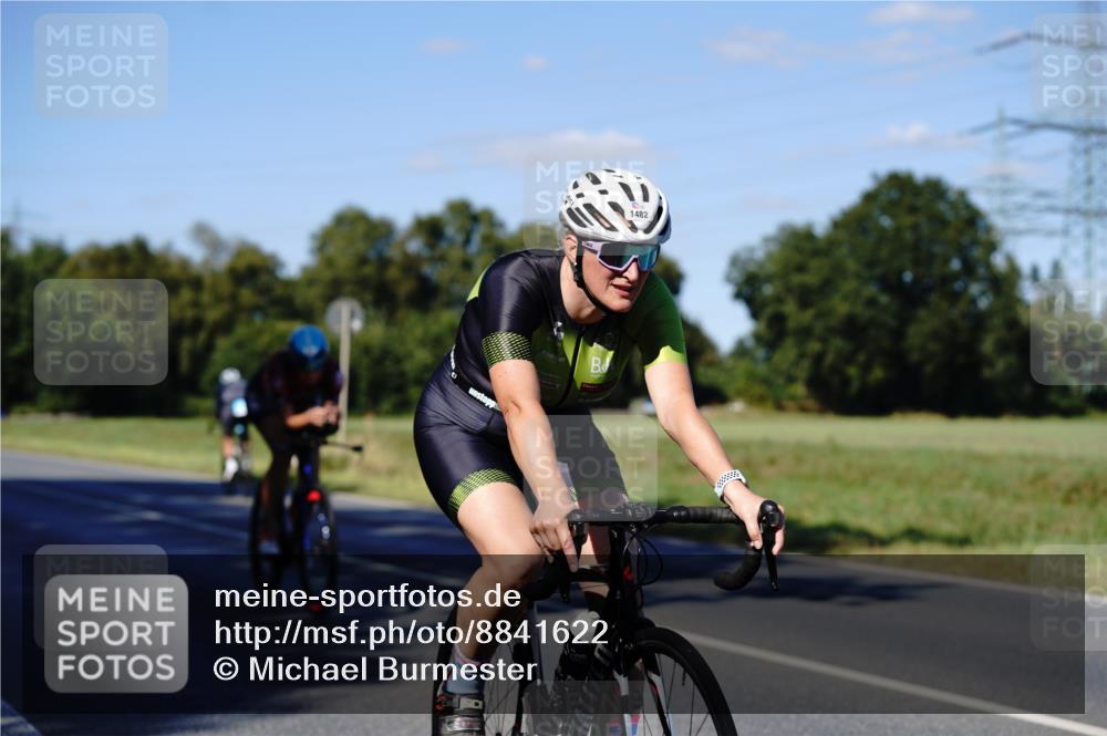07.09.2025 - 19. Norderstedt Triathlon Michael Burmester http://msf.ph/oto/8841622 07.09.2025 15:30:56 Radfahren 438, 1482 meine-sportfotos.de