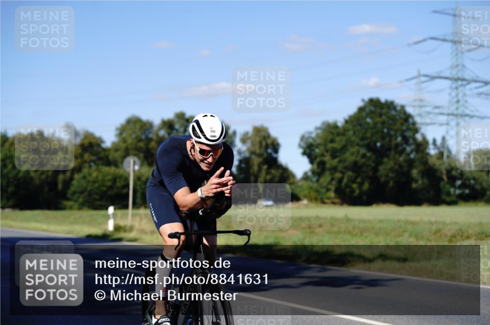 07.09.2025 - 19. Norderstedt Triathlon Michael Burmester http://msf.ph/oto/8841631 07.09.2025 15:31:12 Radfahren 403 meine-sportfotos.de