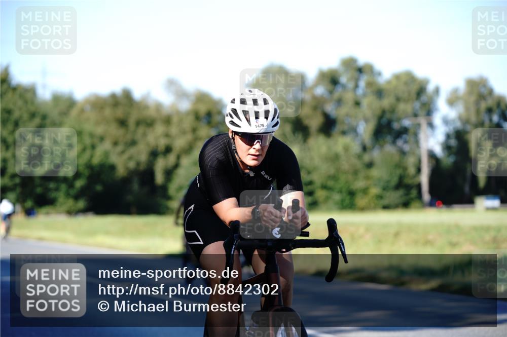 07.09.2025 - 19. Norderstedt Triathlon Michael Burmester http://msf.ph/oto/8842302 07.09.2025 15:44:39 Radfahren 401, 1475 meine-sportfotos.de