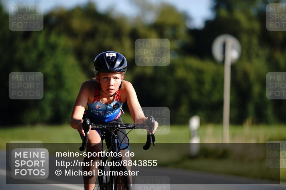 07.09.2025 - 19. Norderstedt Triathlon Michael Burmester http://msf.ph/oto/8843855 07.09.2025 09:40:02 Radfahren 569, 576, 598 meine-sportfotos.de