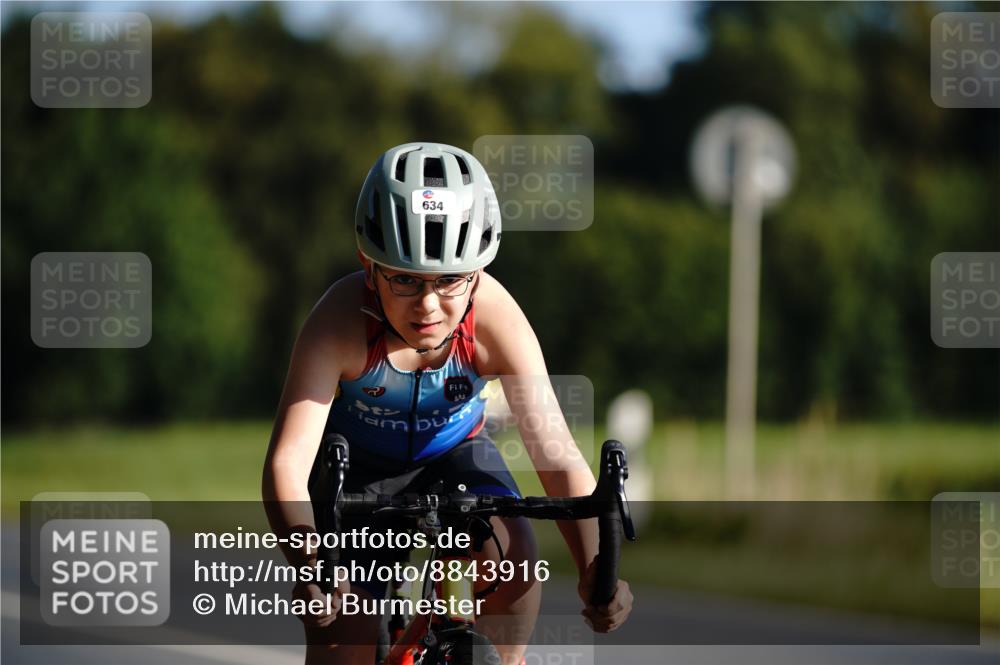 07.09.2025 - 19. Norderstedt Triathlon Michael Burmester http://msf.ph/oto/8843916 07.09.2025 09:40:41 Radfahren 634 meine-sportfotos.de