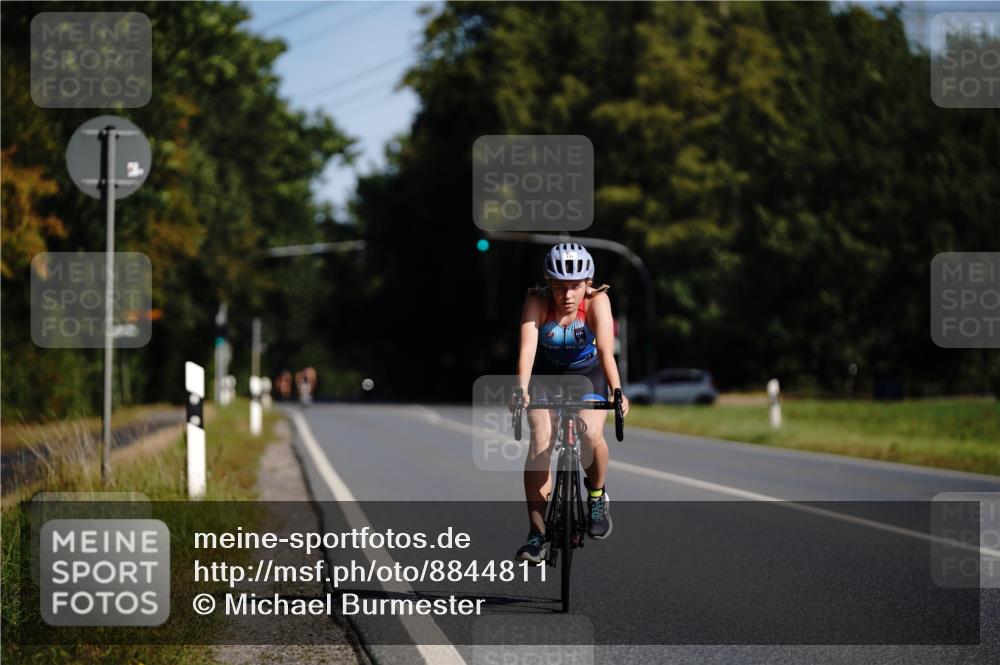 07.09.2025 - 19. Norderstedt Triathlon Michael Burmester http://msf.ph/oto/8844811 07.09.2025 10:40:28 Radfahren 108, 131 meine-sportfotos.de