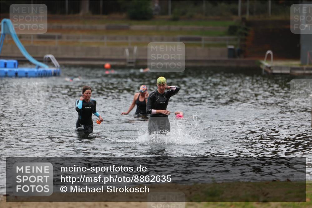 14.09.2025 - Stadtparktriathlon Michael Strokosch http://msf.ph/oto/8862635 14.09.2025 10:09:33 Schwimmen 629, 681, 717 meine-sportfotos.de