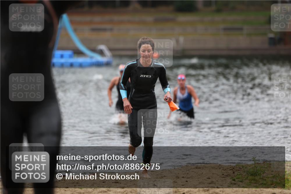 14.09.2025 - Stadtparktriathlon Michael Strokosch http://msf.ph/oto/8862675 14.09.2025 10:09:42 Schwimmen 681, 706, 717 meine-sportfotos.de