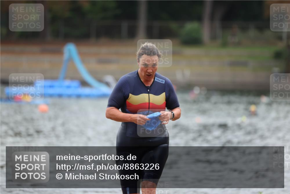 14.09.2025 - Stadtparktriathlon Michael Strokosch http://msf.ph/oto/8863226 14.09.2025 10:15:20 Schwimmen 636, 691 meine-sportfotos.de