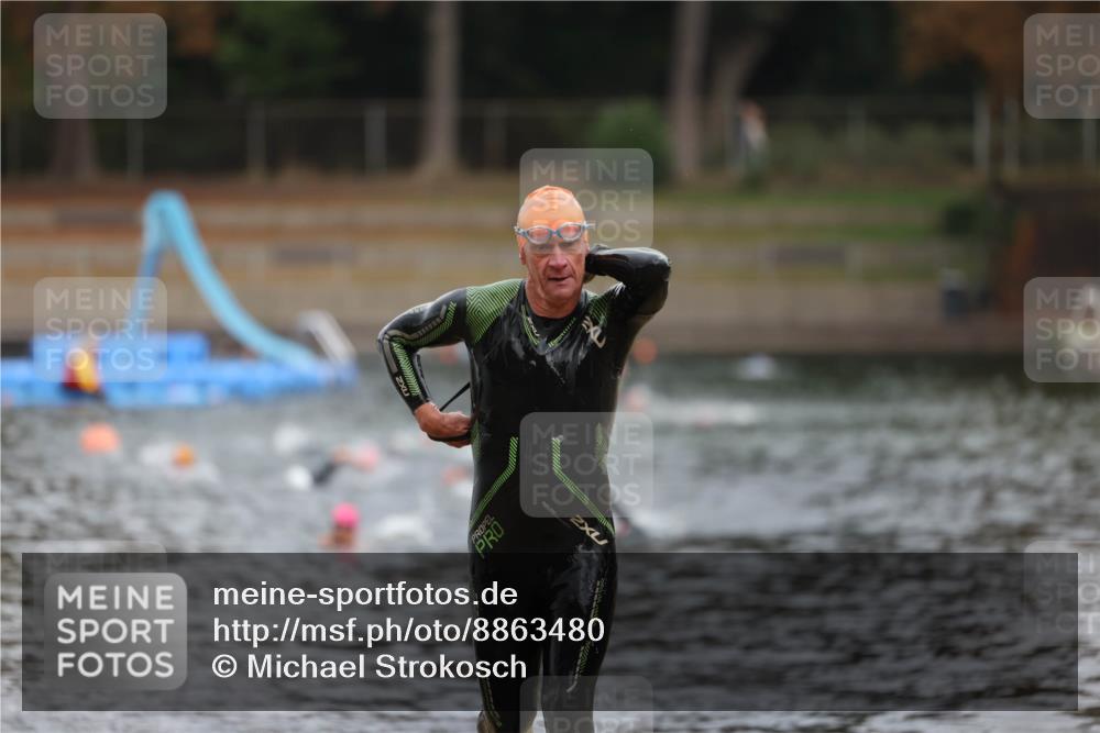 14.09.2025 - Stadtparktriathlon Michael Strokosch http://msf.ph/oto/8863480 14.09.2025 10:30:06 Schwimmen 783 meine-sportfotos.de