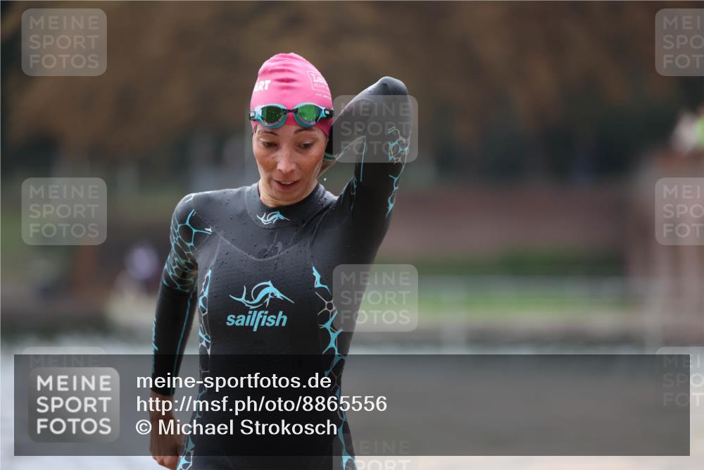 14.09.2025 - Stadtparktriathlon Michael Strokosch http://msf.ph/oto/8865556 14.09.2025 09:04:15 Schwimmen 395, 398, 399, 420, 423 meine-sportfotos.de