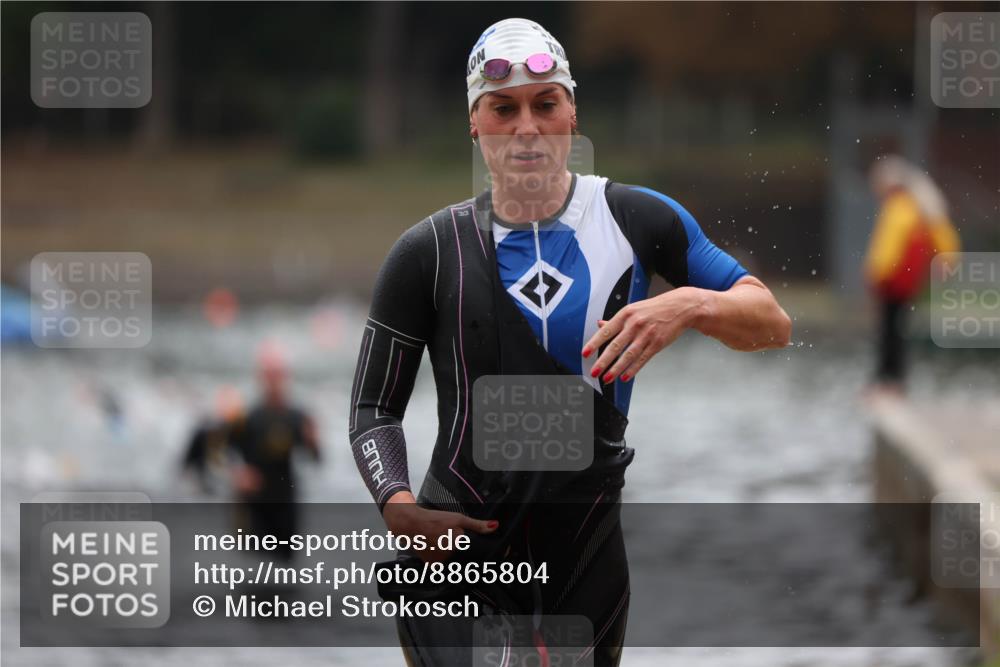 14.09.2025 - Stadtparktriathlon Michael Strokosch http://msf.ph/oto/8865804 14.09.2025 09:11:33 Schwimmen 457, 478 meine-sportfotos.de