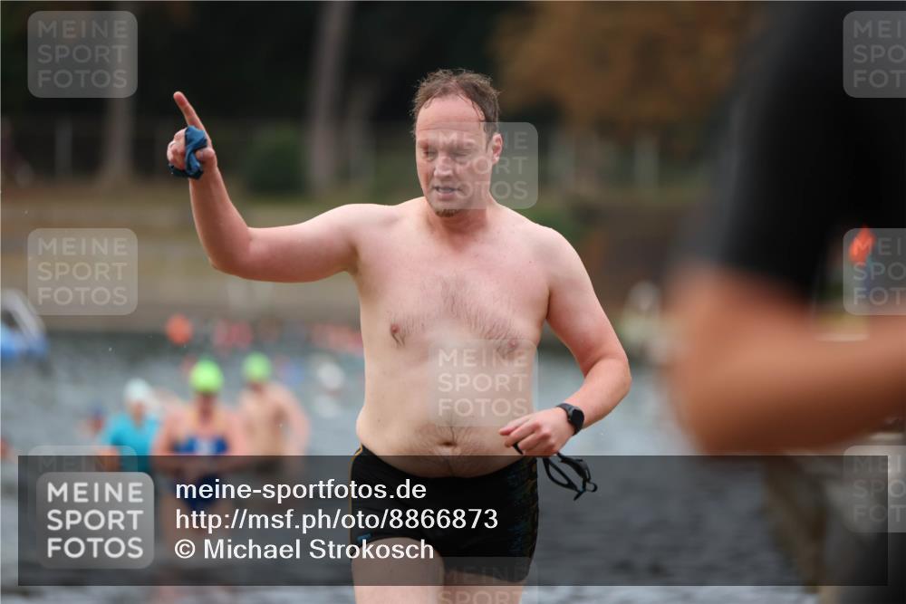 14.09.2025 - Stadtparktriathlon Michael Strokosch http://msf.ph/oto/8866873 14.09.2025 09:47:59 Schwimmen 608, 609, 616, 660 meine-sportfotos.de