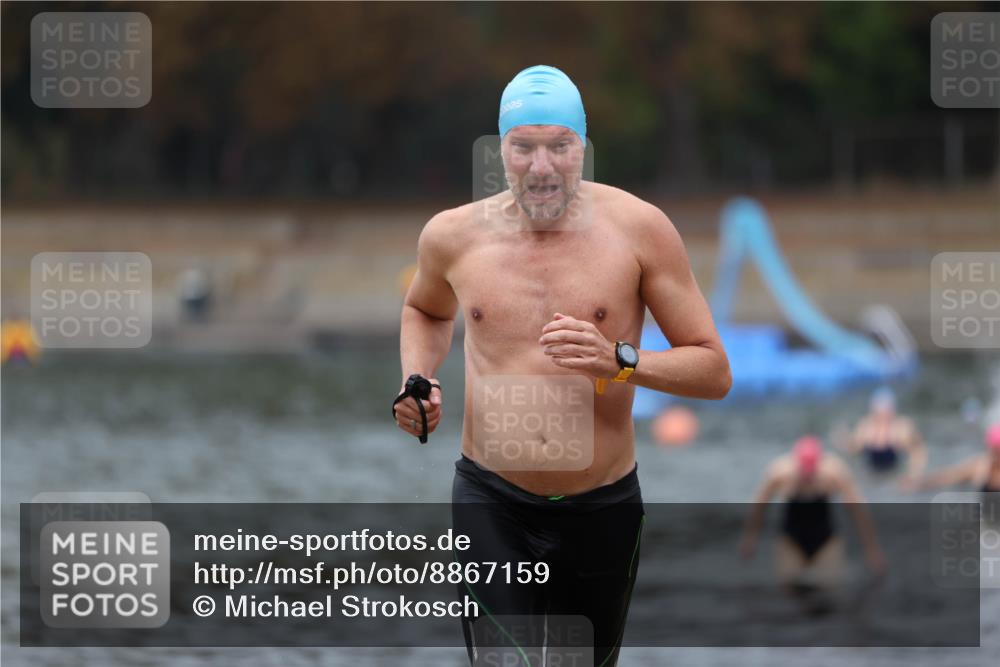 14.09.2025 - Stadtparktriathlon Michael Strokosch http://msf.ph/oto/8867159 14.09.2025 09:50:09 Schwimmen 513, 546, 561, 600 meine-sportfotos.de