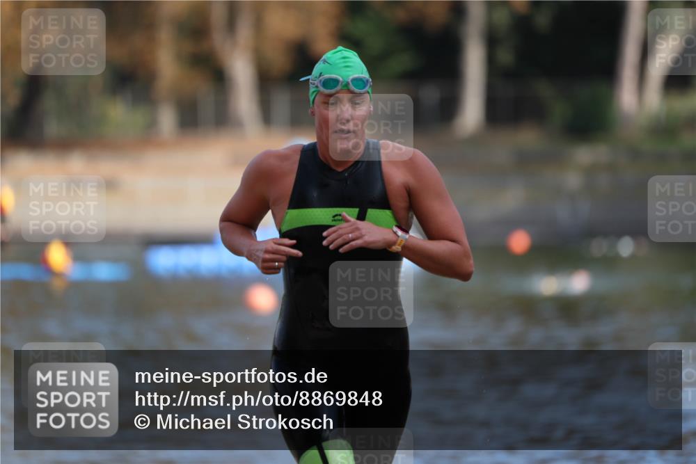 14.09.2025 - Stadtparktriathlon Michael Strokosch http://msf.ph/oto/8869848 14.09.2025 11:08:17 Schwimmen 973 meine-sportfotos.de