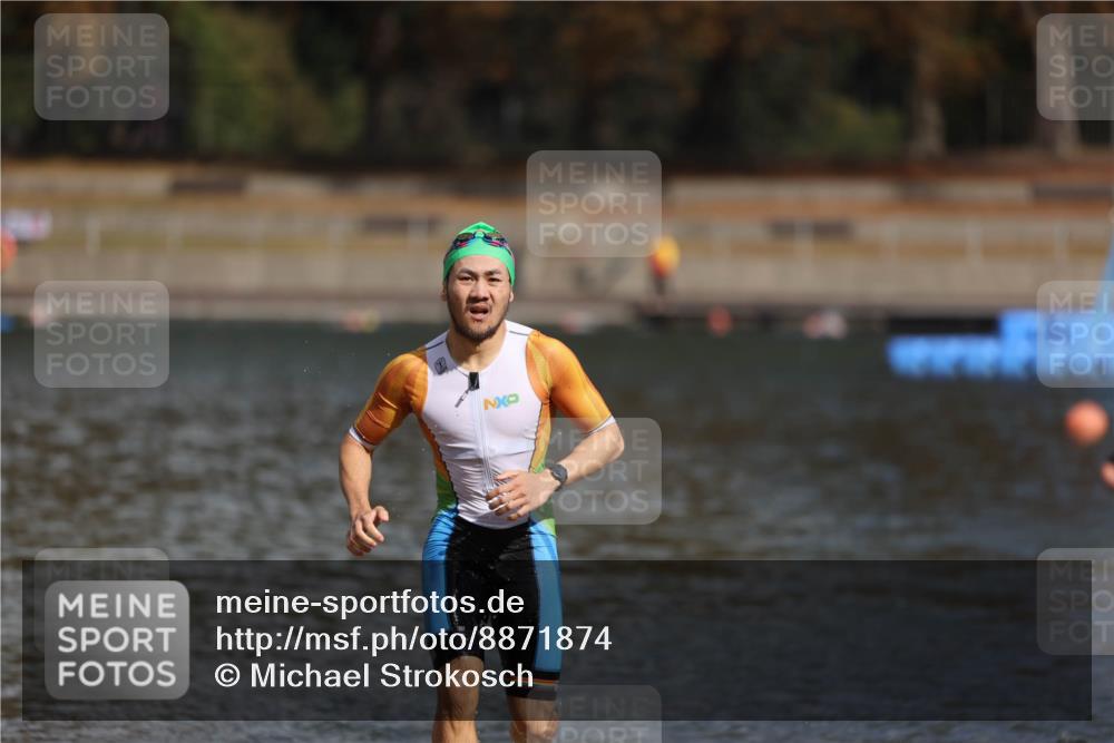 14.09.2025 - Stadtparktriathlon Michael Strokosch http://msf.ph/oto/8871874 14.09.2025 11:49:08 Schwimmen 1178, 1217 meine-sportfotos.de