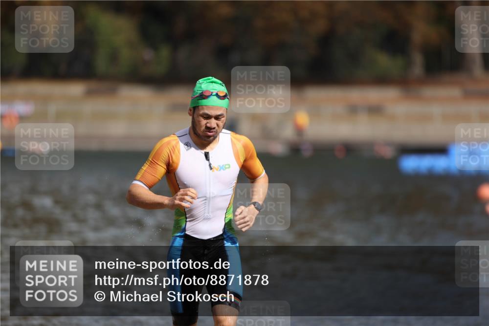 14.09.2025 - Stadtparktriathlon Michael Strokosch http://msf.ph/oto/8871878 14.09.2025 11:49:09 Schwimmen 1178, 1217 meine-sportfotos.de