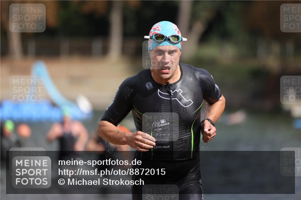 14.09.2025 - Stadtparktriathlon Michael Strokosch http://msf.ph/oto/8872015 14.09.2025 11:50:22 Schwimmen 1162, 1168, 1186, 1188, 1194 meine-sportfotos.de