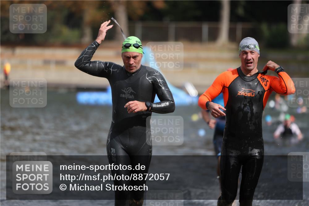 14.09.2025 - Stadtparktriathlon Michael Strokosch http://msf.ph/oto/8872057 14.09.2025 11:50:35 Schwimmen 1144, 1146, 1164, 1186 meine-sportfotos.de