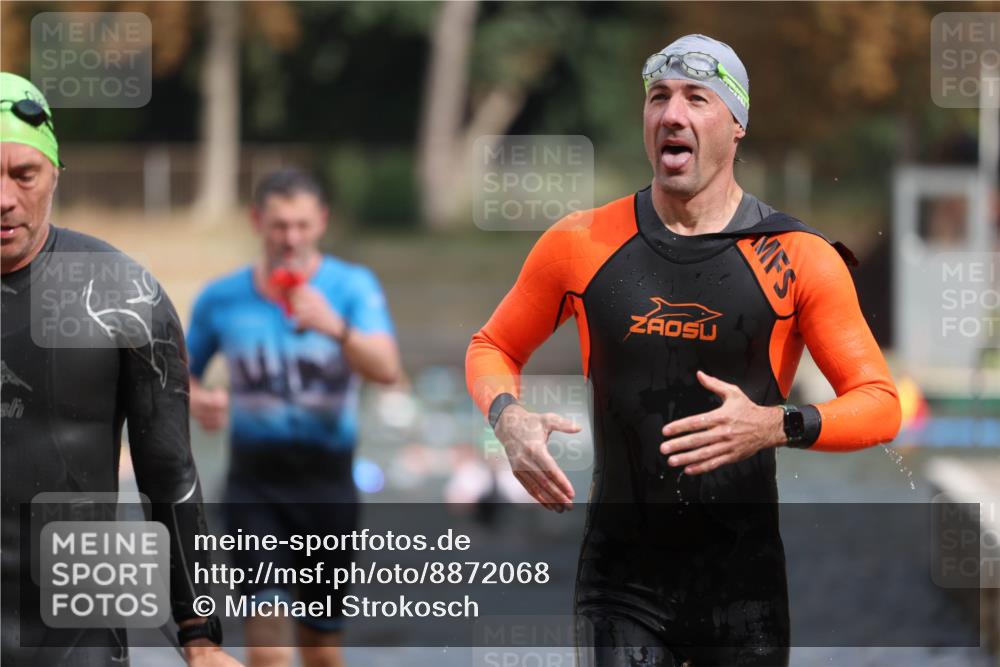 14.09.2025 - Stadtparktriathlon Michael Strokosch http://msf.ph/oto/8872068 14.09.2025 11:50:37 Schwimmen 1144, 1146, 1164 meine-sportfotos.de