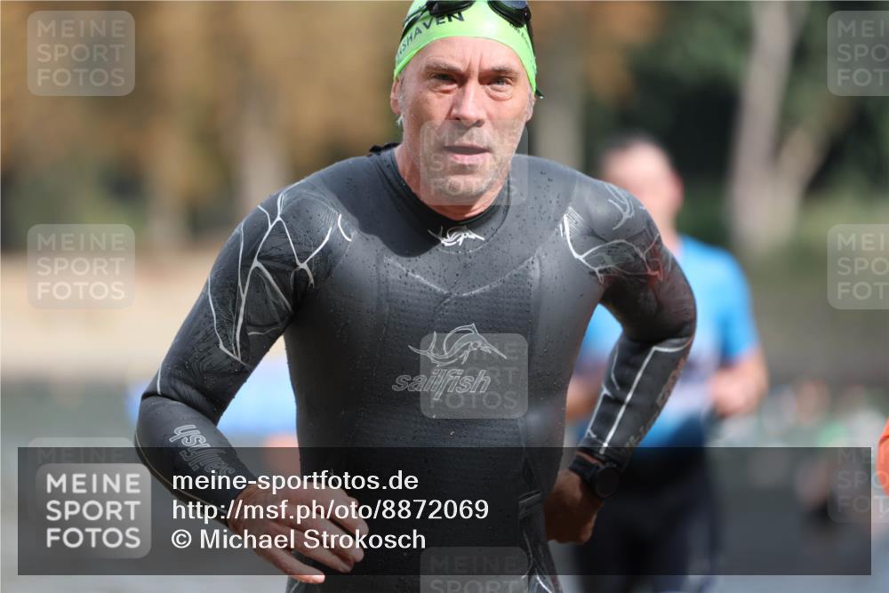 14.09.2025 - Stadtparktriathlon Michael Strokosch http://msf.ph/oto/8872069 14.09.2025 11:50:38 Schwimmen 1144, 1146, 1164 meine-sportfotos.de