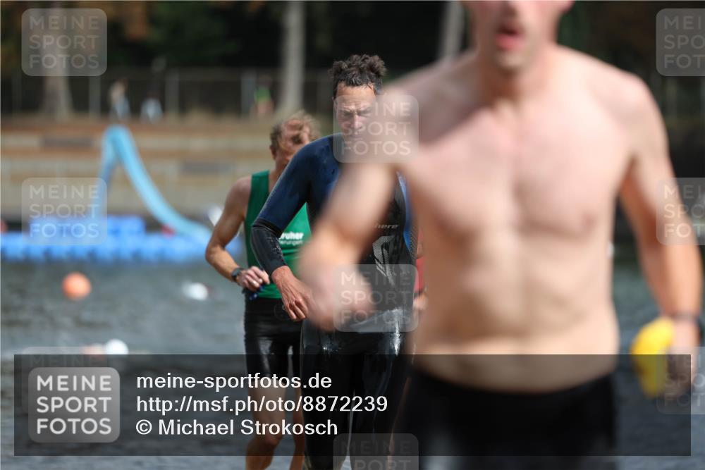 14.09.2025 - Stadtparktriathlon Michael Strokosch http://msf.ph/oto/8872239 14.09.2025 11:51:41 Schwimmen 1122, 1132, 1147, 1180 meine-sportfotos.de