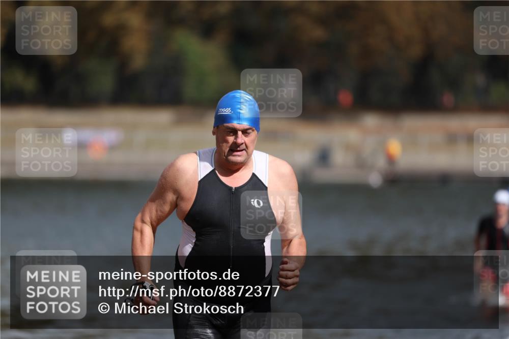 14.09.2025 - Stadtparktriathlon Michael Strokosch http://msf.ph/oto/8872377 14.09.2025 11:52:58 Schwimmen 1126, 1169 meine-sportfotos.de