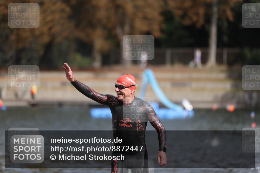 14.09.2025 - Stadtparktriathlon Michael Strokosch http://msf.ph/oto/8872447 14.09.2025 11:53:32 Schwimmen 1157, 1175, 1213 meine-sportfotos.de