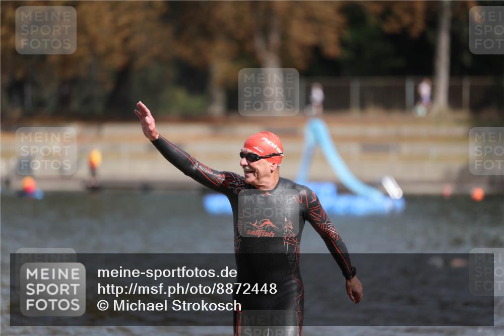 14.09.2025 - Stadtparktriathlon Michael Strokosch http://msf.ph/oto/8872448 14.09.2025 11:53:32 Schwimmen 1157, 1175, 1213 meine-sportfotos.de