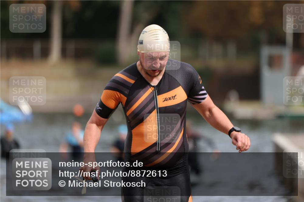14.09.2025 - Stadtparktriathlon Michael Strokosch http://msf.ph/oto/8872613 14.09.2025 11:54:31 Schwimmen 1158, 1210 meine-sportfotos.de
