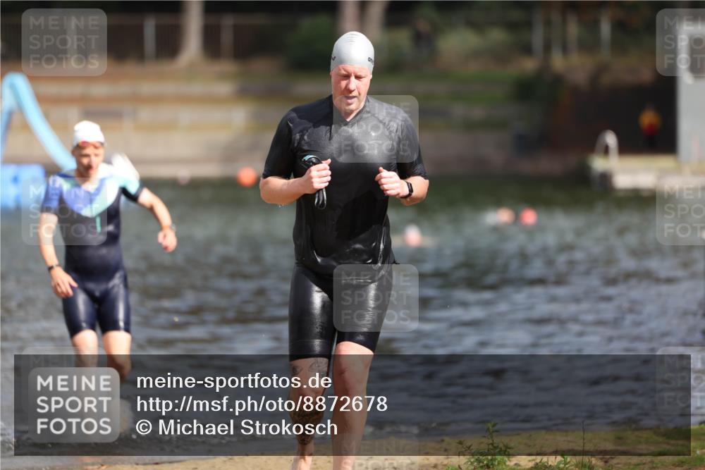 14.09.2025 - Stadtparktriathlon Michael Strokosch http://msf.ph/oto/8872678 14.09.2025 11:55:14 Schwimmen 1148, 1204 meine-sportfotos.de