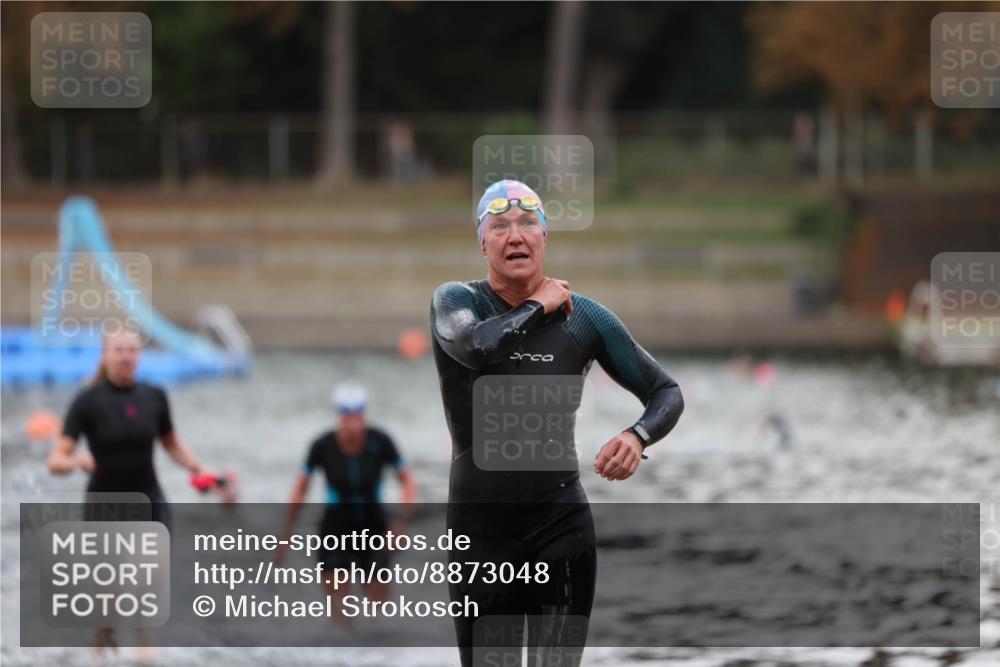 14.09.2025 - Stadtparktriathlon Michael Strokosch http://msf.ph/oto/8873048 14.09.2025 12:11:24 Schwimmen 1245, 1258, 1261, 1281, 1304 meine-sportfotos.de