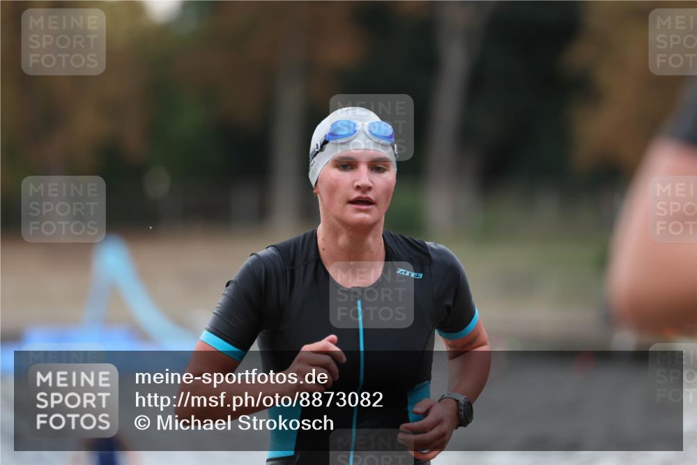 14.09.2025 - Stadtparktriathlon Michael Strokosch http://msf.ph/oto/8873082 14.09.2025 12:11:32 Schwimmen 1258, 1261, 1304, 1306 meine-sportfotos.de