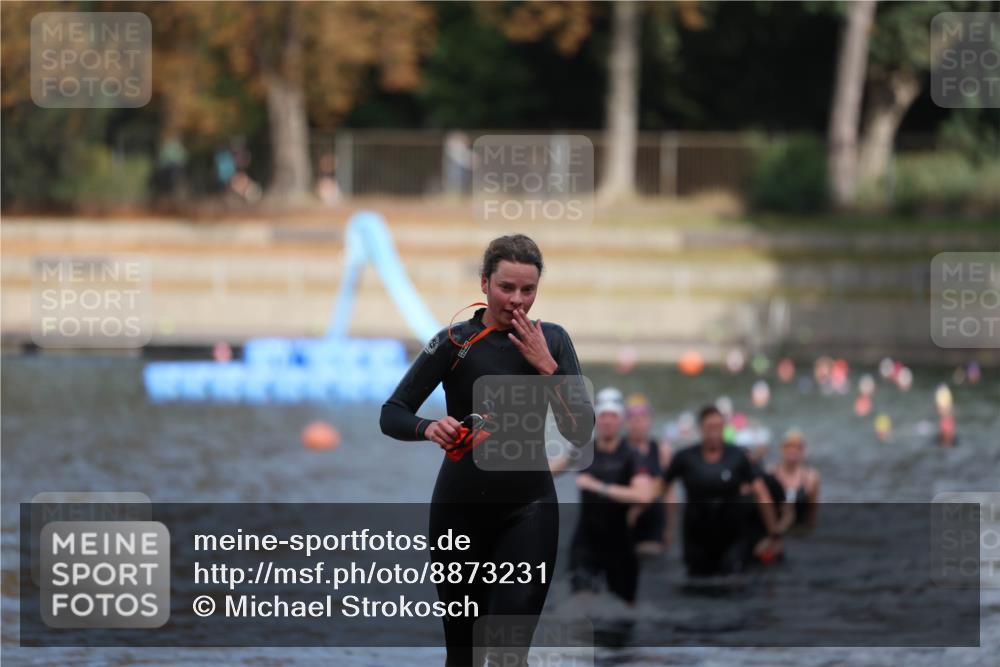 14.09.2025 - Stadtparktriathlon Michael Strokosch http://msf.ph/oto/8873231 14.09.2025 12:12:40 Schwimmen 1250, 1260, 1314 meine-sportfotos.de
