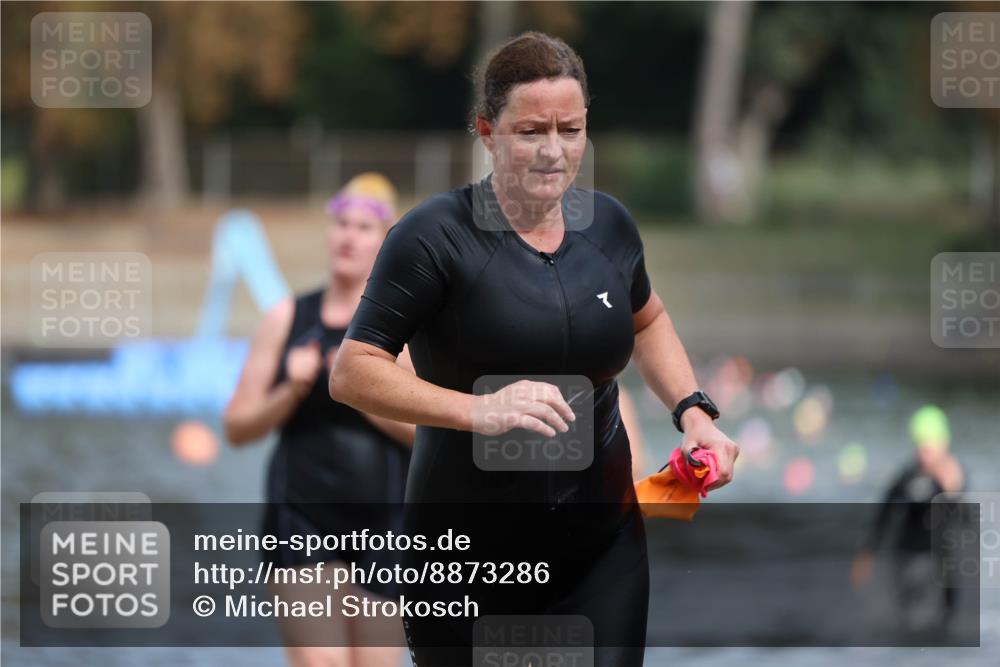 14.09.2025 - Stadtparktriathlon Michael Strokosch http://msf.ph/oto/8873286 14.09.2025 12:12:55 Schwimmen 1242, 1275, 1293, 1296, 1310 meine-sportfotos.de